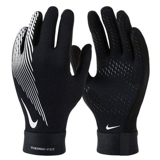 Nike Junior Boys / Girls Gloves Football Sports Grip Therma-Fit HF0547 - Image 1