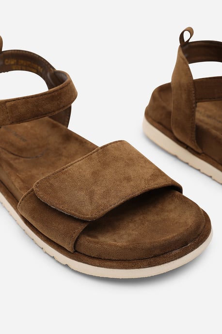Wheres That From Womens 'Corfu' Velcro Mutli Strap Sandals - Image 5
