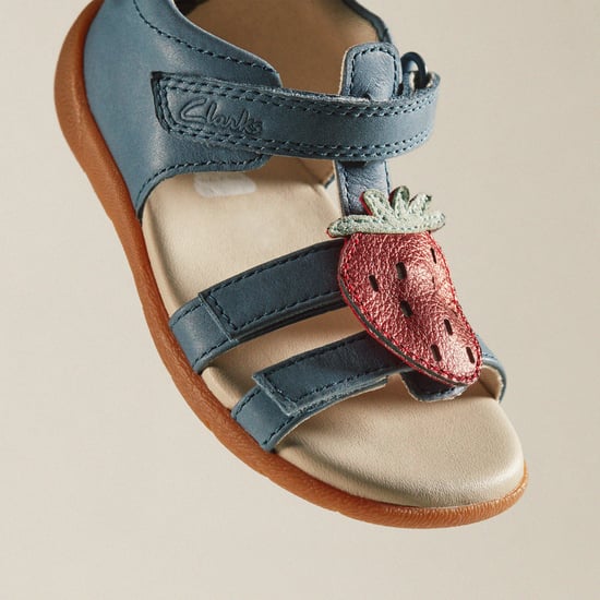 Zora Berry Toddler Blue Sandals - Image 3