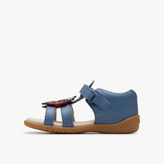 Zora Berry Toddler Blue Sandals - Image 4