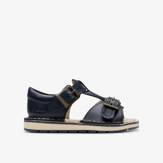 PlaysunReef T. Navy Leather Sandals - Image 1