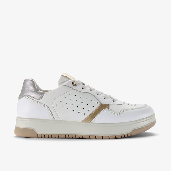 Hartridge Walk White Combi Trainers - Image 1