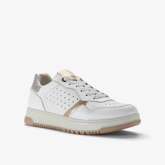 Hartridge Walk White Combi Trainers - Image 5