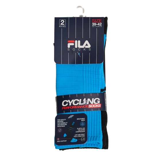 Pack of 2 Men's and Women's Long Cycling Socks F2524 - Image 4
