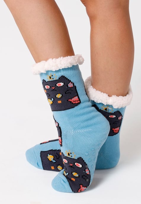 "Space Cat" Sherpa sokken - Image 2