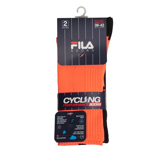 Pack of 2 Men's and Women's Long Cycling Socks F2524 - Image 4