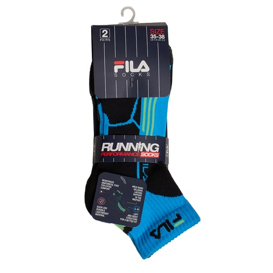 Pack of 2 Men's Quarter Running Socks F2526 - Image 4
