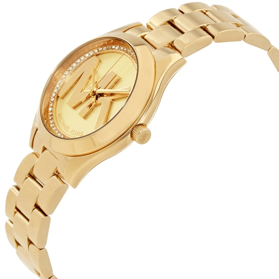 Michael Kors MK3477 Mini Slim Runway 33 mm Gouden Dameshorloge - Image 5