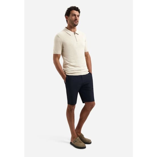 No Excess Pullover short sleeve polo zip frot desert - Image 6
