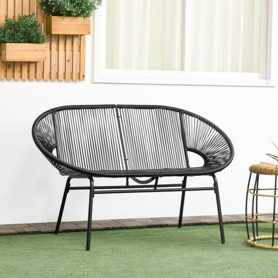 4goodz 2-zits rattan tuinbank in boho-stijl - - Image 3