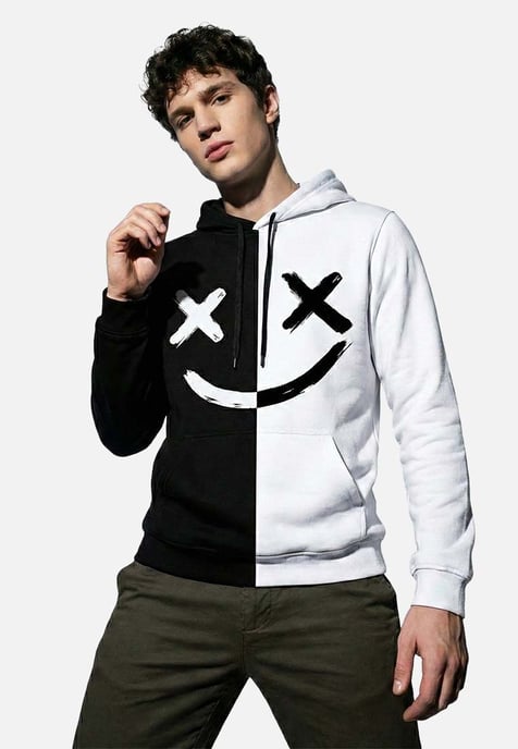 "BW Face" Hoodie - Image 3