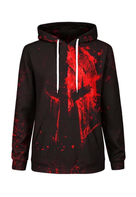 "Spartan Helmet" Hoodie - Image 1
