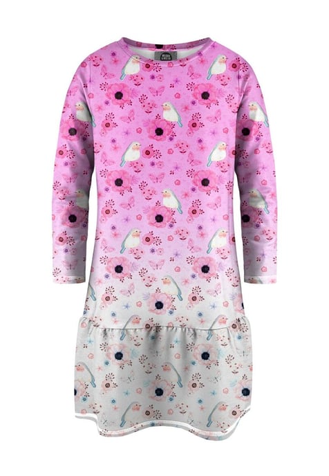 "Robin Pattern" Jurk met lange mouwen - Image 1