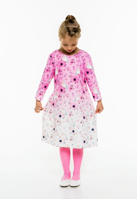 "Robin Pattern" Jurk met lange mouwen - Image 3