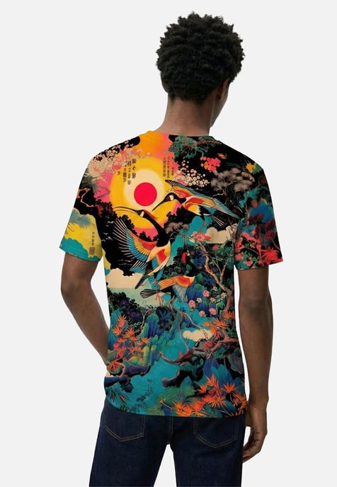 "Japanese Heron" T-shirt - Image 4
