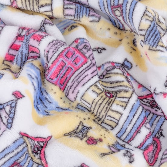 Furn Beach Huts Fleece Printed Throw - Image 3