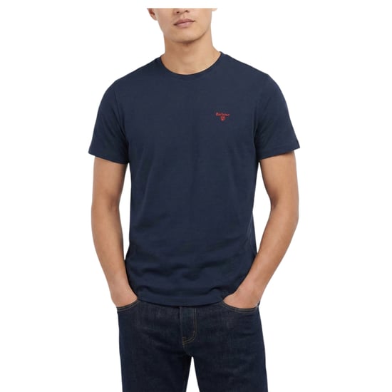 Barbour Mens Essential Sports T-Shirt Crew Neck Regular Fit Soft Cotton T-Shirts - Image 4