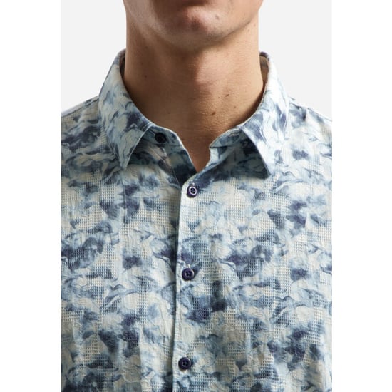 No Excess Heren overhemd 31430120 030 blue - Image 6