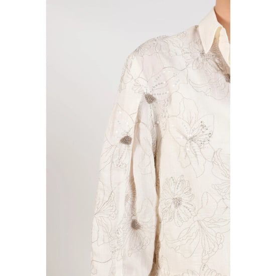 Nukus Nks02167 17 adora blouse embroidery off white - Image 5