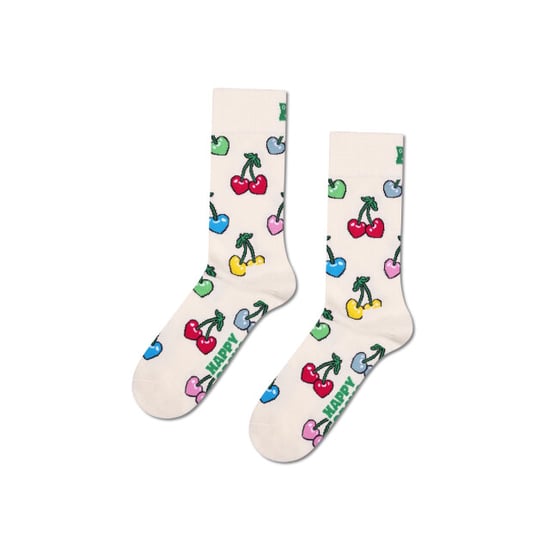 Happy Socks Dames sokken kers hartjes valentijn 2-pack zwart - Image 4