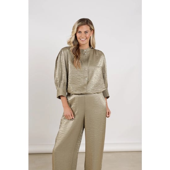Nukus Nks02231 350 lilly blouse shiny army - Image 6