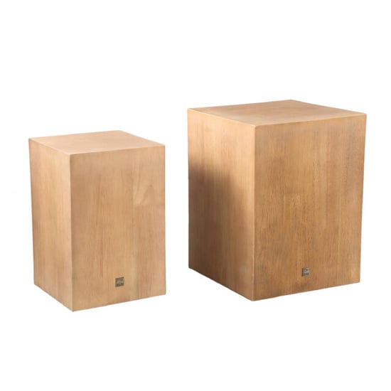 PTMD bloemenzuil gustavo - 30x30x40cm set van 2 - Image 1