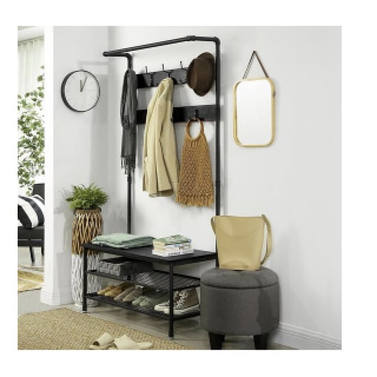 MAZAZU Xl staande kapstok – extra breed – 23 haken – – 100 × 41,5 × 182 cm - Image 1