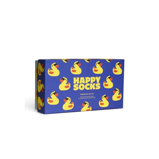 Happy Socks Heren sokken rubberen badeendjes print giftbox 3-pack blauw/lichtblauw/roze - Image 2