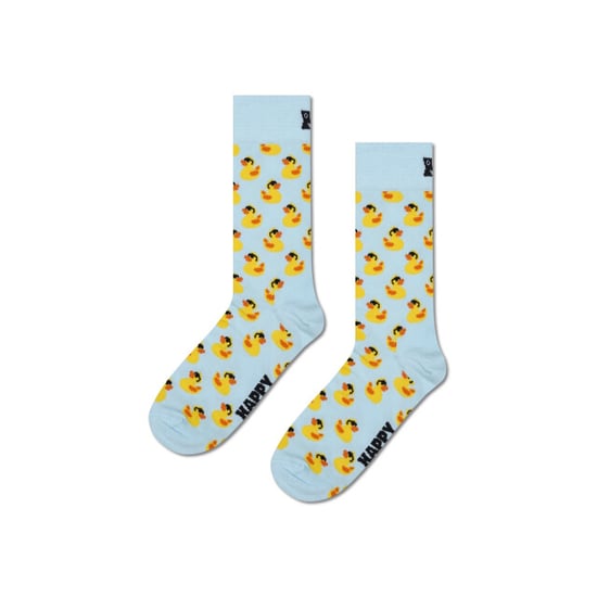 Happy Socks Heren sokken rubberen badeendjes print giftbox 3-pack blauw/lichtblauw/roze - Image 3