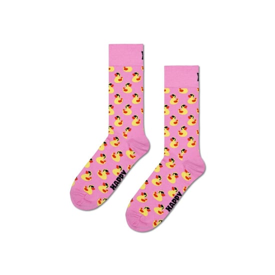 Happy Socks Heren sokken rubberen badeendjes print giftbox 3-pack blauw/lichtblauw/roze - Image 5
