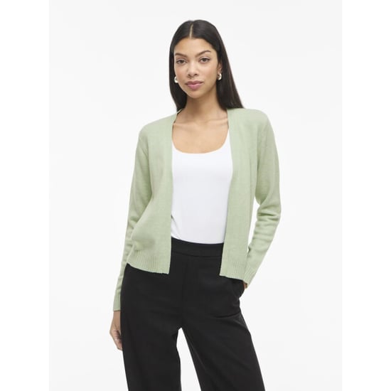 Vila viril short l/s knit cardigan-noos 14060800 smoke green - Image 2