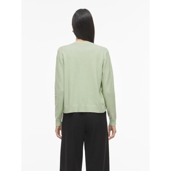 Vila viril short l/s knit cardigan-noos 14060800 smoke green - Image 5
