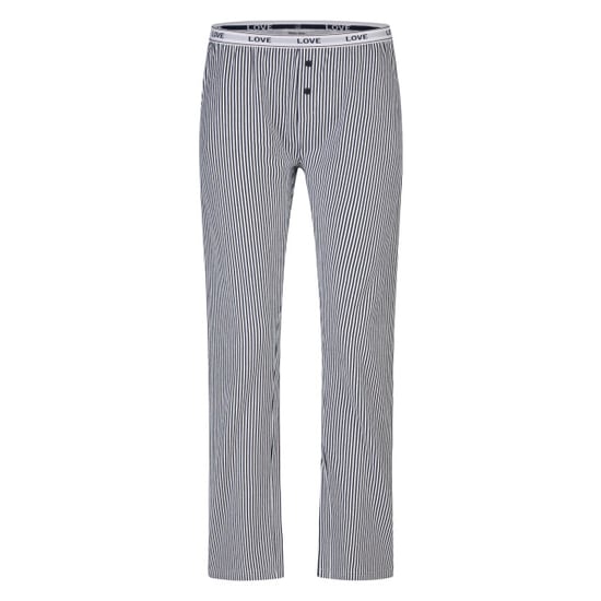 By Louise Dames pyjama set lang donkerblauw gestreept - Image 3