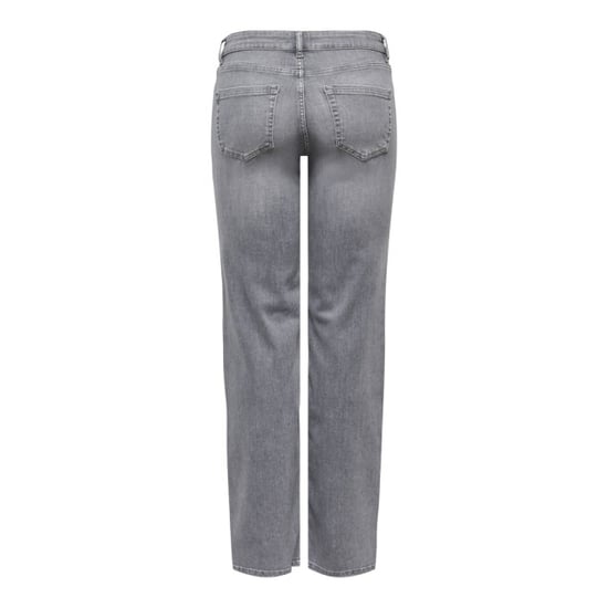 Only Onlblush mid straight dnm tai918 noos grey denim - Image 2