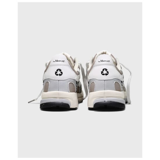Mercer Amsterdam The re-run white silver sneakers me261002 - Image 3