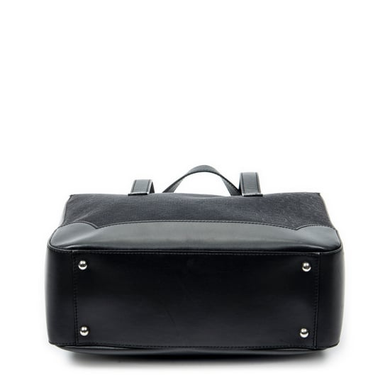 Vintage Fold-Top Tote Handbag - Image 6