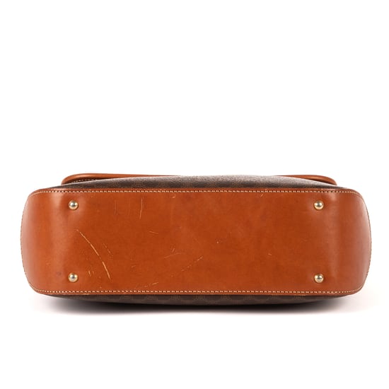 Vintage Top Handle Flap Shoulder Bag - Image 6