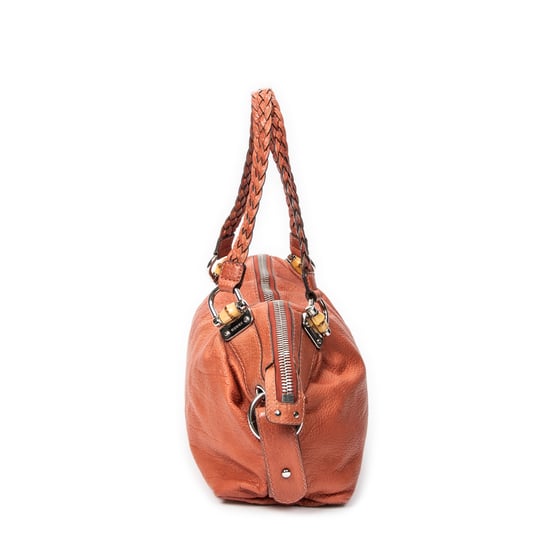 Large Bamboo Bar Boston Shoulder Bag - Image 3