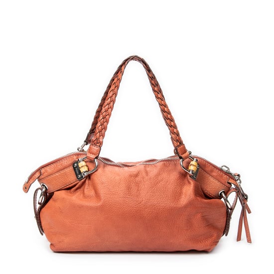 Large Bamboo Bar Boston Shoulder Bag - Image 5