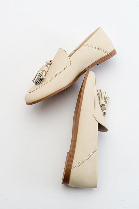 Mona Zacht Leren Kwast Loafer Dames - Image 4
