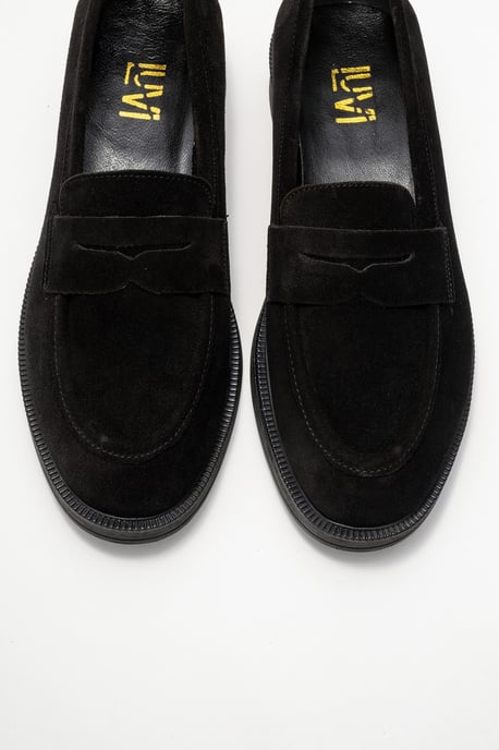 Bree Platform Penny Leren Loafer - Image 2