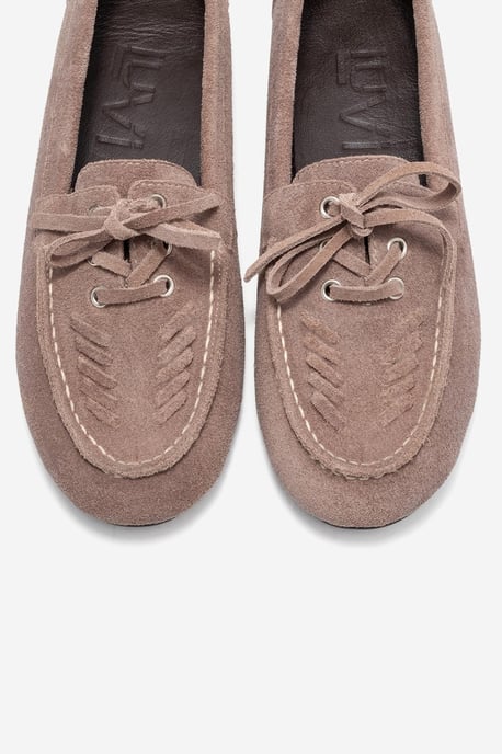 Lorven Leren Veter Loafer Dames - Image 3