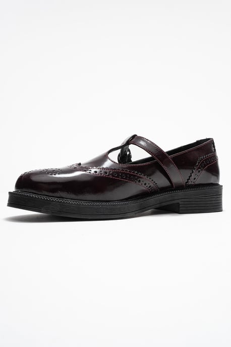 Janney Leren Band Loafers - Image 4