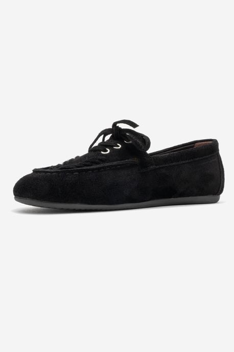 Lorven Läder Snörning Loafer Dam - Image 4