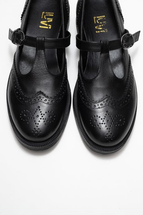 Janney Leren Band Loafers - Image 3