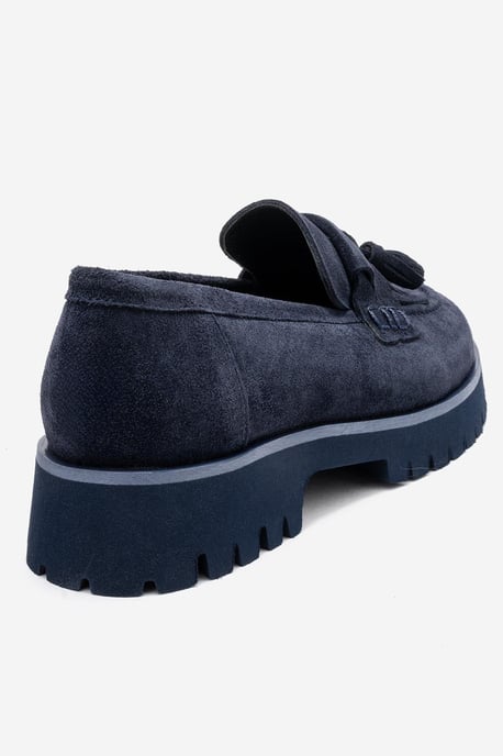Poen Leren Kwast Loafer Dames - Image 5