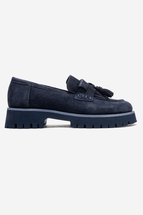 Poen Leren Kwast Loafer Dames - Image 6