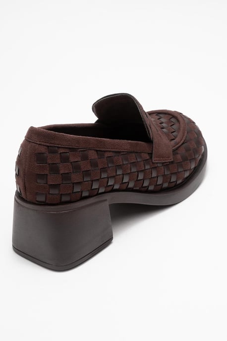 Marlon Vävd Blockklack Loafer Dam - Image 5