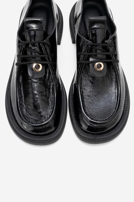 Band Leren Veter Loafer Dames - Image 3