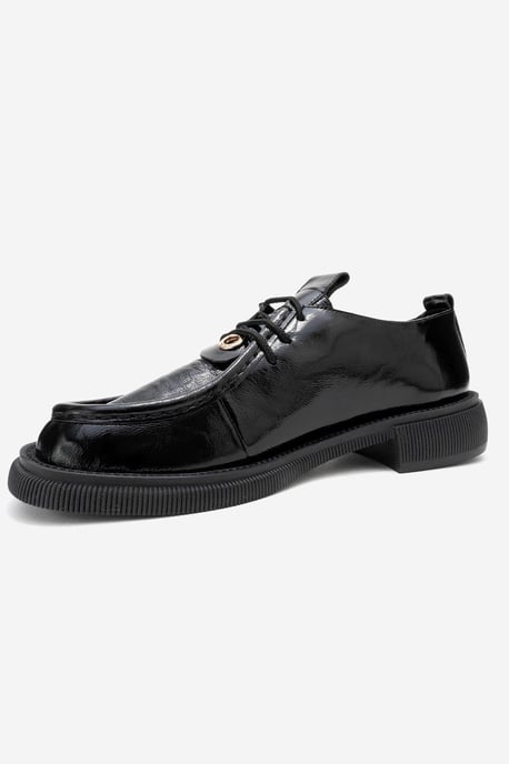 Band Leren Veter Loafer Dames - Image 4